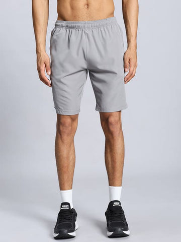 SILVER GRAY 9" TRAINER SHORTS